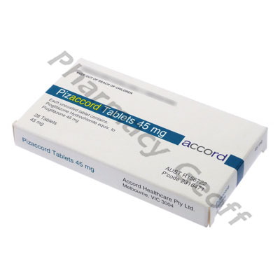 Pizaccord (Pioglitazone Hydrochloride) - 45mg (28 Tablets) 