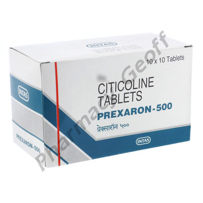 Prexaron 500 (Citicoline) - 500mg (10 Tablets) 