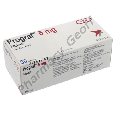 Prograf (Tacrolimus) - 5mg (50 Capsules)