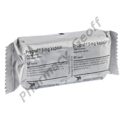 Prograf (Tacrolimus) - 5mg (50 Capsules)