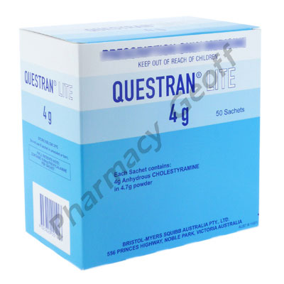 Questran Lite (Cholestyramine Resin) - 4g (50 Sachet) 