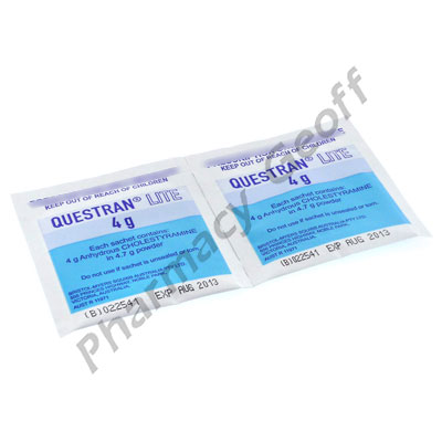 Questran Lite (Cholestyramine Resin) - 4g (50 Sachet) 