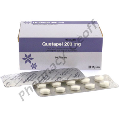 Quetapel (Quetiapine Fumarate) - 200mg (90 Tablets) 