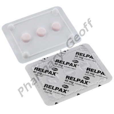 Relpax (Eletriptan) - 40mg (3 Tablets)