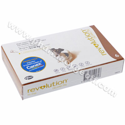 Revolution for Dogs 5.1-10kg (Selamectin) - 60mg (6 x 0.5mL) 