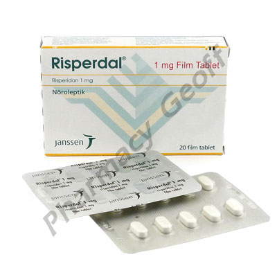 Risperdal (Risperidone) - 1mg (20 Tablets)(Turkey)