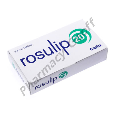 Rosulip (Rosuvastatin) - 20mg (10 Tablets)