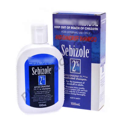 SEBIZOLE SHAMPOO - 2% 100 ML 