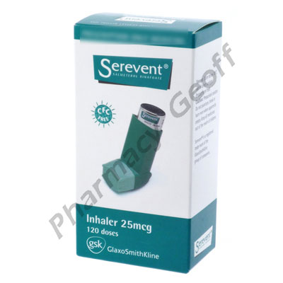 SEREVENT INHALER 25G (120 DOSES)