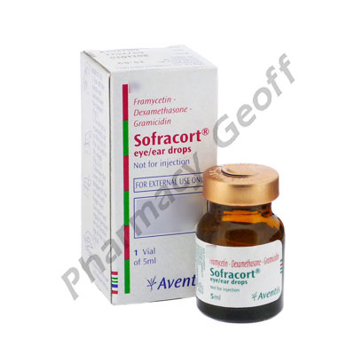 Sofracort (Framycetin Sulphate IP) Eye Drops - 5mg 