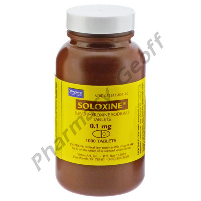 Soloxine (Levothyroxine Sodium) - 0.1mg (1000 Tablets)
