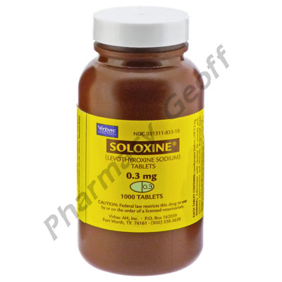Soloxine (Levothyroxine Sodium) - 0.3mg (1000 Tablets)