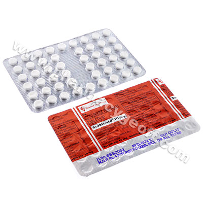 Sorbitrate (Isosorbide Dinitrate) 10mg (50 Tablets)