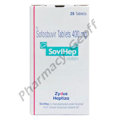 Sovihep (Sofosbuvir) is an anti-viral medication in the nucleotide analog inhibitor class. For most people, sofosbuvir can help with recovery of the liver after Hepatitis C infection. It can also help the immune system to improve after Hepatitis C infecti