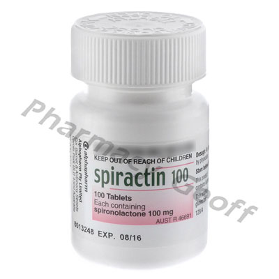 Spiractin (Spironolactone) - 100mg (100 Tablets) 