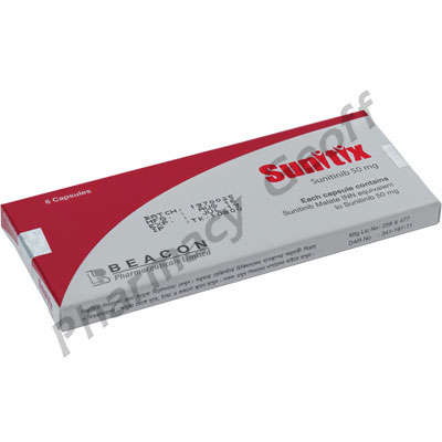 Sunitix (Sunitinib) - 50mg (6 Capsules)