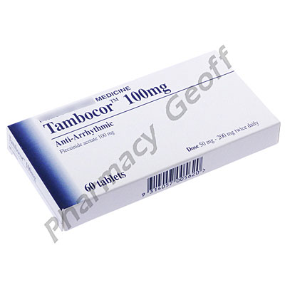 Tambocor (Flecainide Acetate) - 100mg (60 Tablets) 