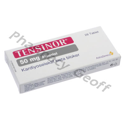 Tensinor (Atenolol) - 50mg (28 Tablets)