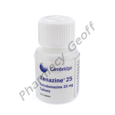 Tetrabenzine Xenazine (Tetrabenazine) - 25mg (112 Tablets) 