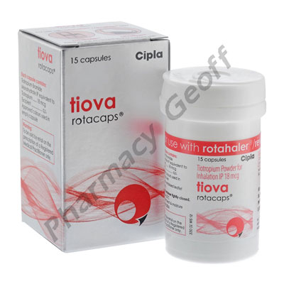 Tiova (Tiotropium Bromide) - 18mcg (15 Capsules)