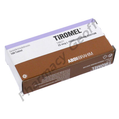 Tiromel (Iothyronine Sodium) - 25mcg (100 Tablets)