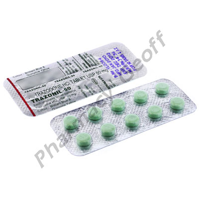 Trazonil (Trazodone HCL) - 50mg (10 Tablets)