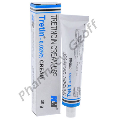 Tretin Cream (Tretinoin) - 0.025% (30g Tube)