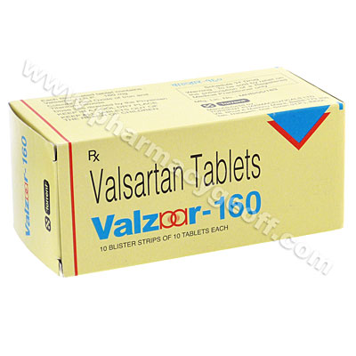 Valzaar (Valsartan) - 160mg (10 Tablets) 