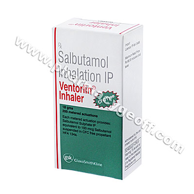 GENERIC VENTOLIN (ALBUTEROL) INHALER - 100MCG (200 DOSES) 