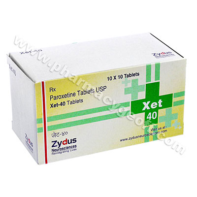 XET (GENERIC PAXIL) - 40MG (10 TABLETS) 