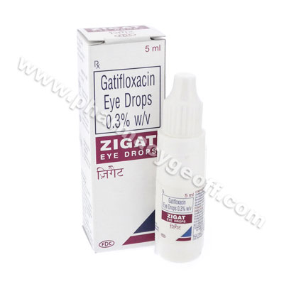 Zigat Eye Drop (Gatifloxacin) - 3mg (5ml) 