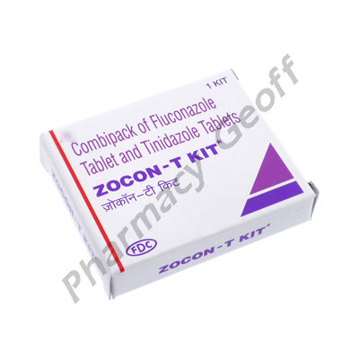 Zocon T Kit (Fluconazole/Tinidazole) - 150mg/1000mg (1 Tablet) 