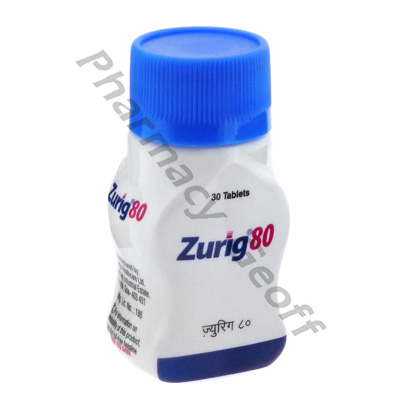 Zurig 80 (Febuxostat) - 80mg (30 Tablet) 