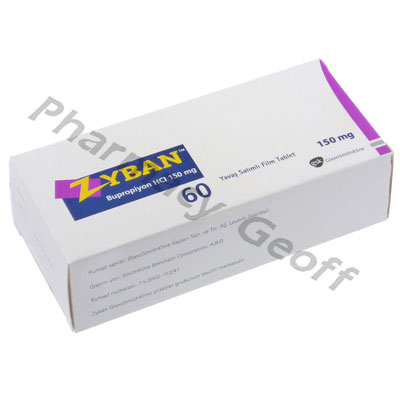 Zyban (Bupropion Hydrochloride) - 150mg (60 tablets)(Turkey)