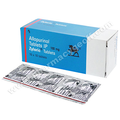 GENERIC ALLOPURINOL 100MG - 10 TABLETS 