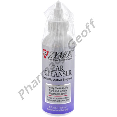 Zymox Ear Cleanser (Purified Water/Glycerin, Propylene Glycol, Benzyl Alcohol/Sodium Laury Sarcosinate/Fragrance/ZincGluconate/Lactoperoxidase/Lactoferrin/Lysozyme) - 4 oz 