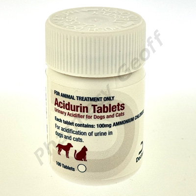 Acidurin (Ammonium Chloride) - 100mg (100 Tablets) 