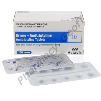 Arrow-Amitriptyline (Amitriptyline Hydrochloride) - 10mg (100 Tablets)