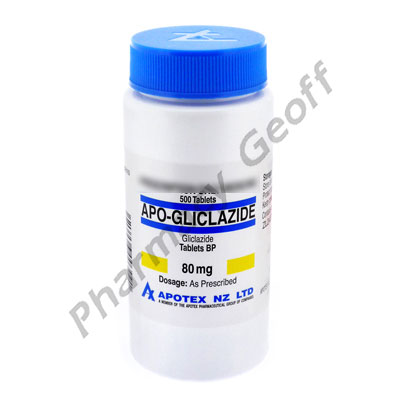 Apo-Gliclazide (Gliclazide) - 80mg (500 Tablets)