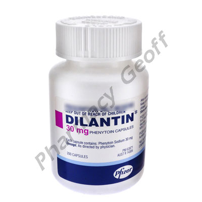 Dilantin (Phenytoin Sodium) - 30mg (200 Capsules)