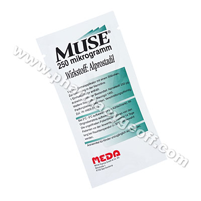 MUSE (Alprostadil) - 250mcg (6 x 1 suppository)