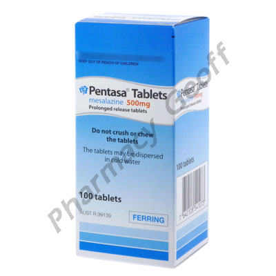 Pentasa (Mesalazine) - 500mg (100 Tablets)