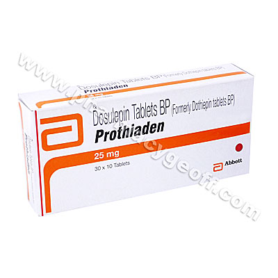 Prothiaden (Dothiepin) - 25mg (10 Tablets)