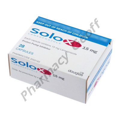 Solox (Lansoprazole) - 15mg (28 Capsules)