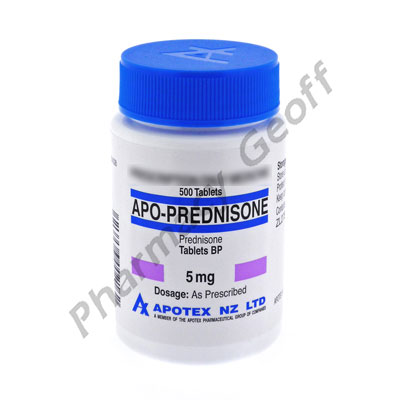 Apo-Prednisone (Prednisone) - 5mg (500 Tablets)