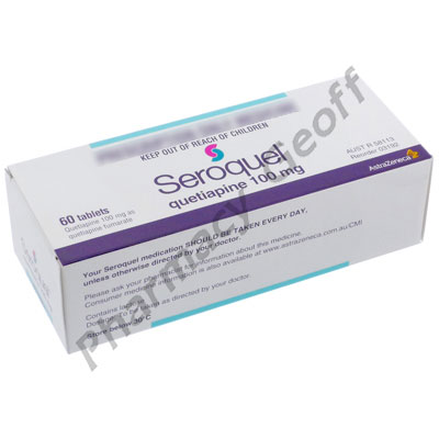 Seroquel (Quetiapine Fumarate) - 100mg (60 Tablets)