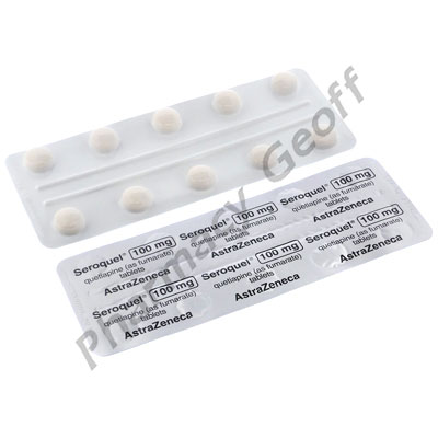 Seroquel (Quetiapine Fumarate) - 100mg (60 Tablets)