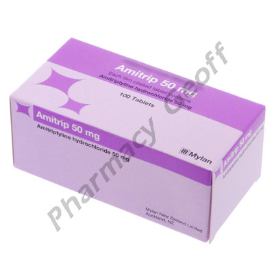 Amitrip (Amitriptyline Hydrochloride) - 50mg (100 Tablets)