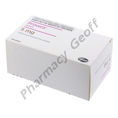 Provera (Medroxyprogesterone Acetate) - 5mg (100 Tablets)