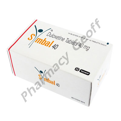 Symbal (Duloxetine Hydrochloride) - 40mg (10 Tablets)
